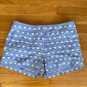 Loft Stylish Blue And White Printed Women's Shorts